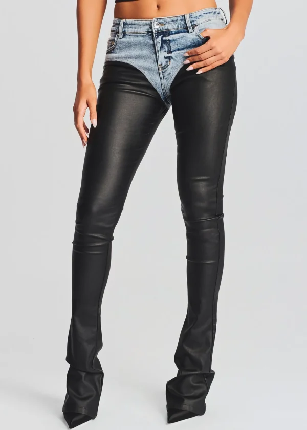 RETROFÊTE*Retrofete Rogan Pant Alani Coated Black