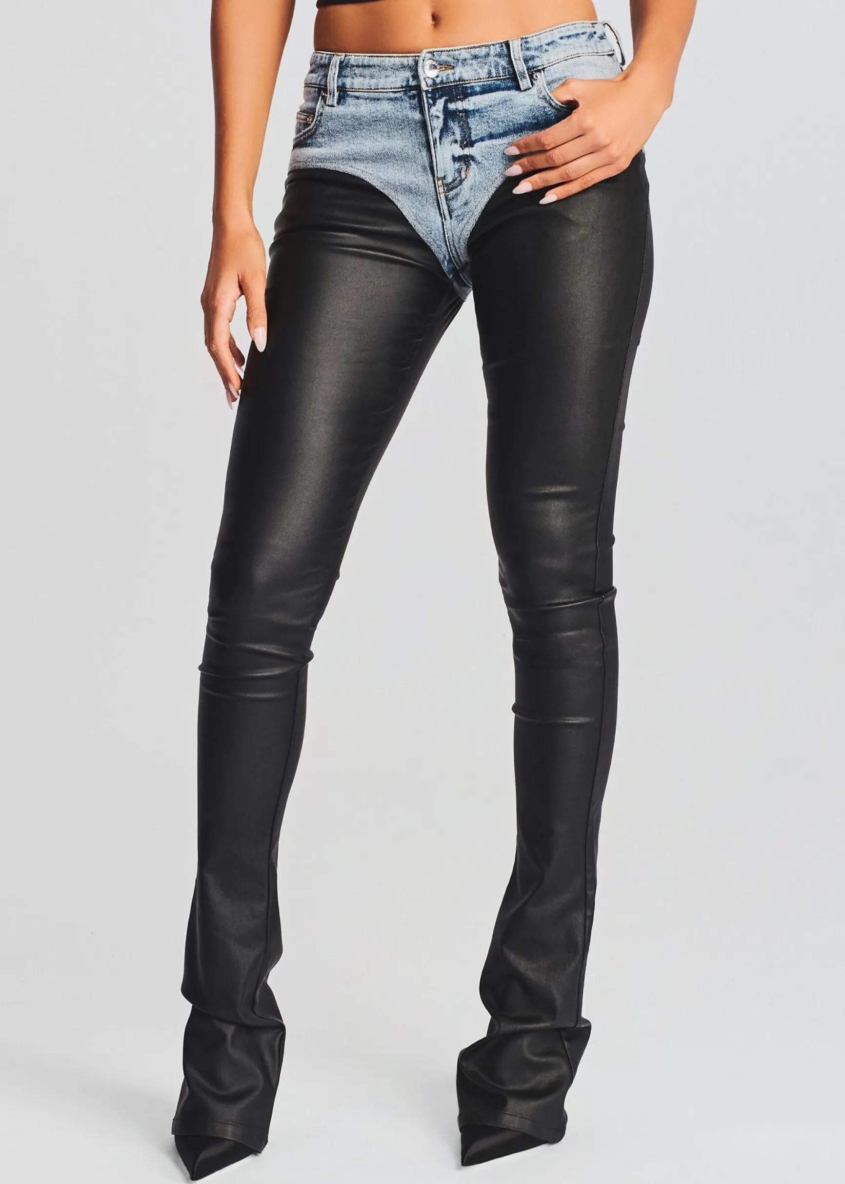 rogan_pant_0-1.webp RETROFÊTE*Retrofete Rogan Pant Alani Coated Black