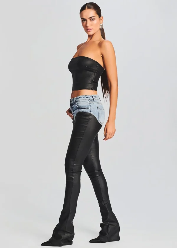 Day to Night*Retrofete Rogan Pant Alani Coated Black