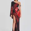 Guest Of*Retrofete Romina Dress Red Anthurium