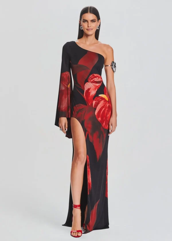 Guest Of*Retrofete Romina Dress Red Anthurium
