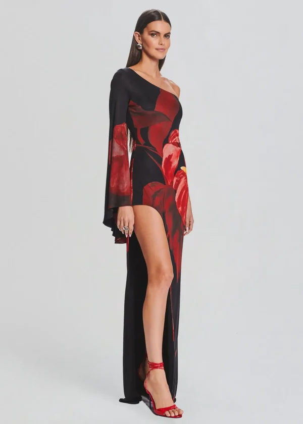 Guest Of*Retrofete Romina Dress Red Anthurium