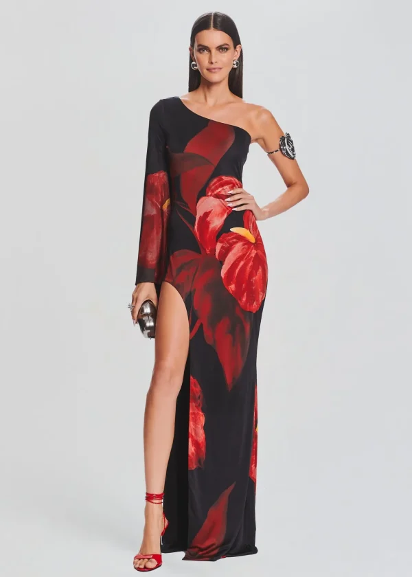 Guest Of*Retrofete Romina Dress Red Anthurium
