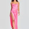 RETROFÊTE*Retrofete Rosa Corset Dress Hyper Pink