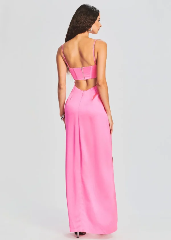 RETROFÊTE*Retrofete Rosa Corset Dress Hyper Pink