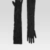 Accessories*Retrofete Royce Embellished Lace Gloves Black