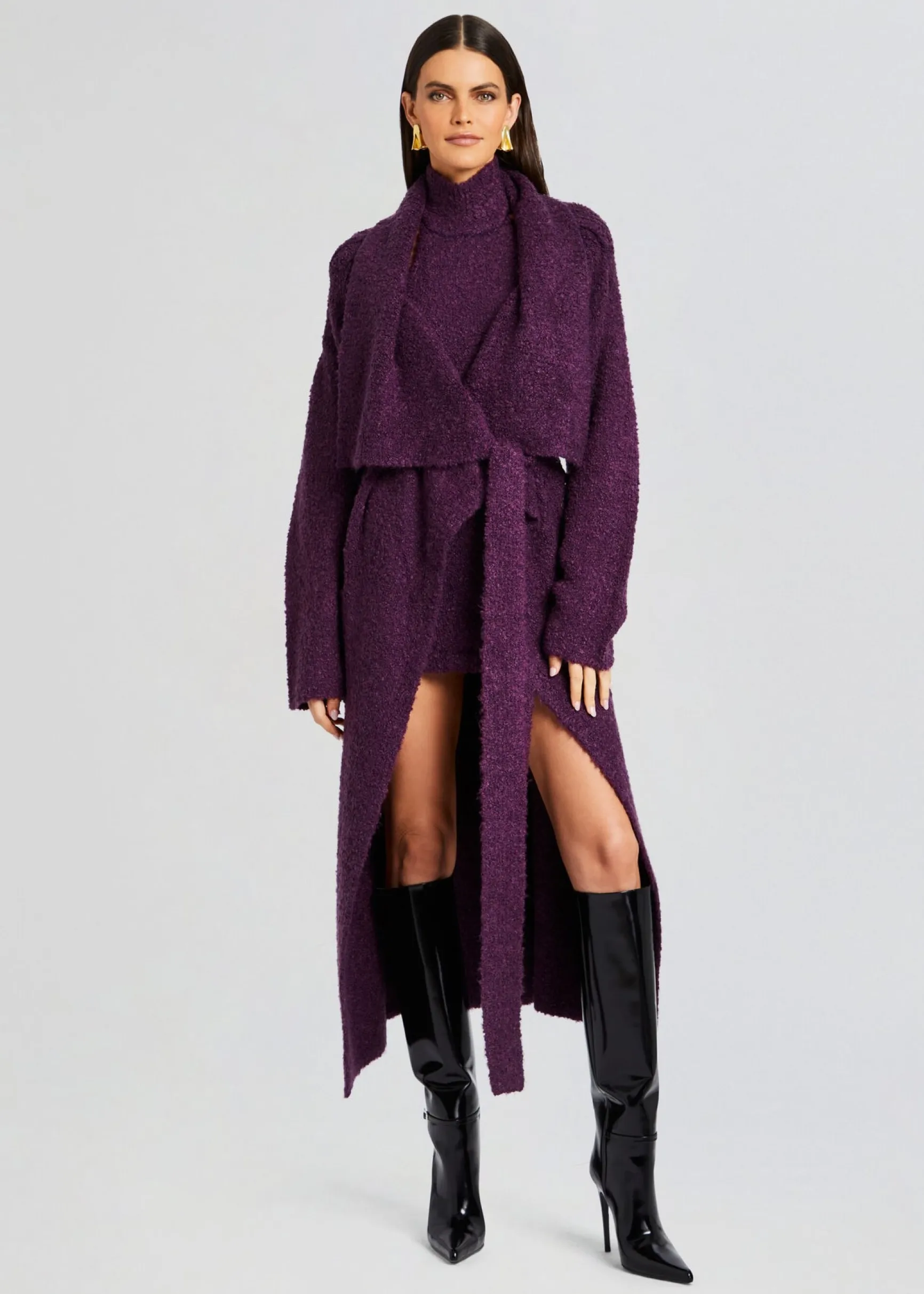 rue_boucle_cardigan_0.webp Resort '24*Retrofete Rue Boucle Cardigan Eggplant