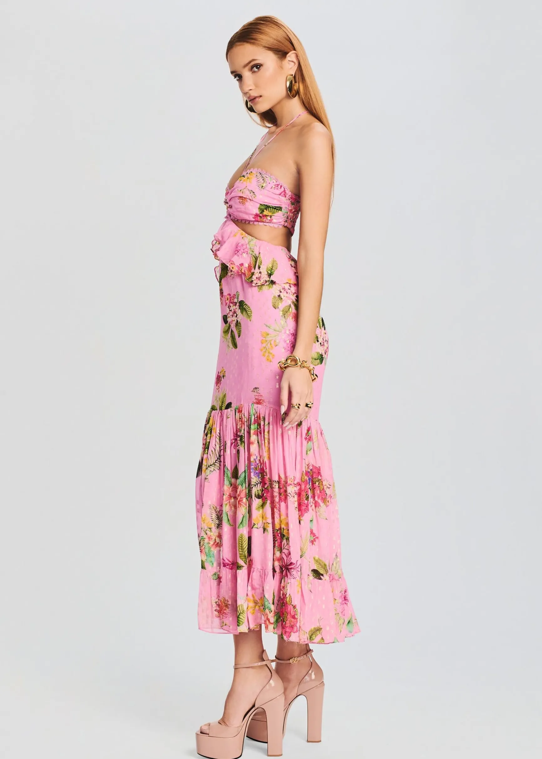 rue_long_dress_2.webp Guest Of*Retrofete Rue Long Dress Colorful Floral Candy Pink