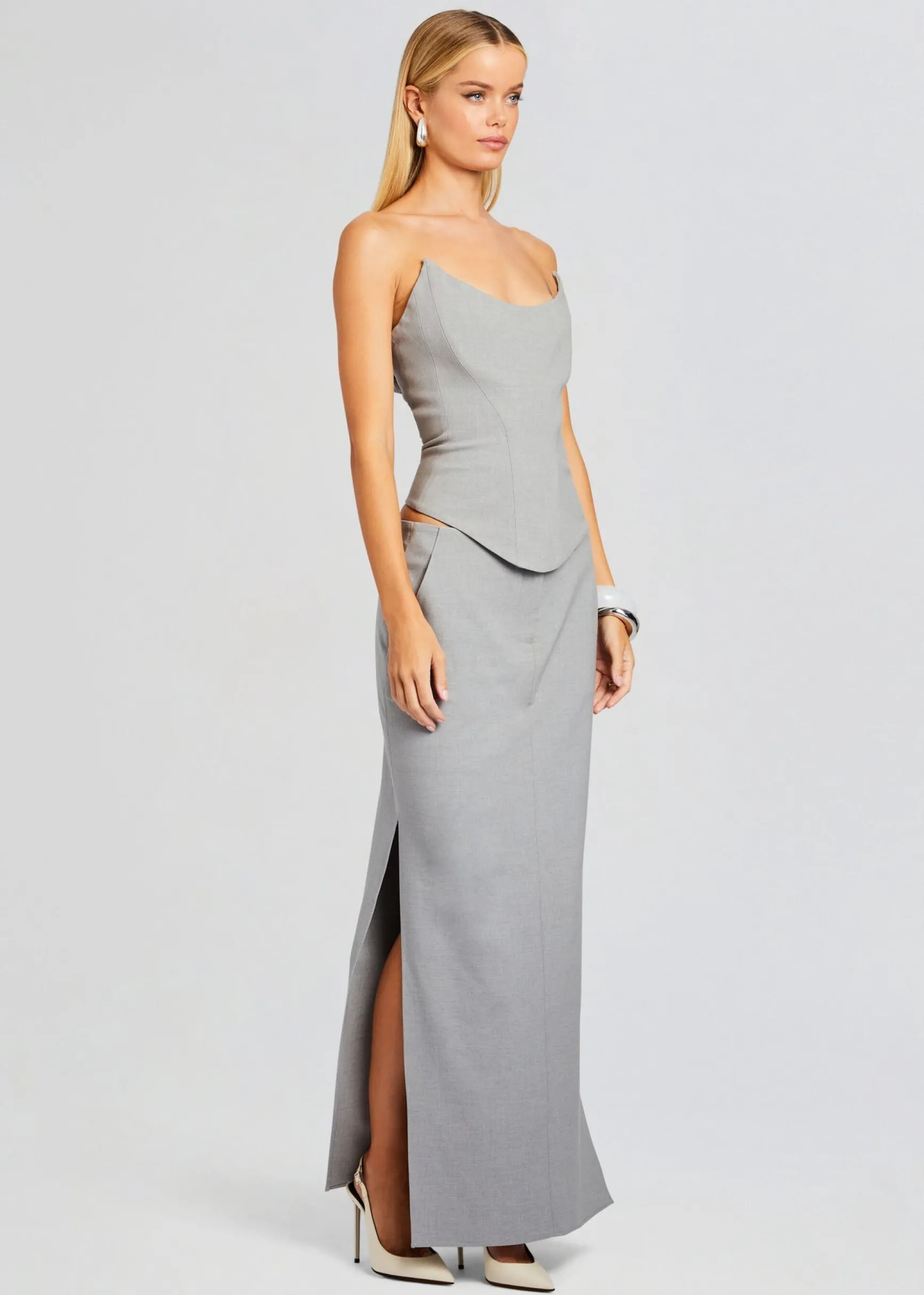 rylie_wool_skirt_2.webp Business Chic*Retrofete Rylie Wool Skirt Grey