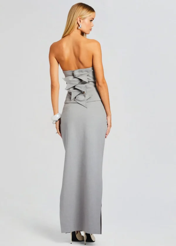 Bottoms*Retrofete Rylie Wool Skirt Grey