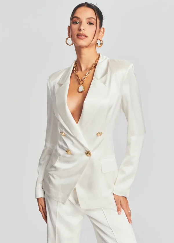 Reception Dresses*Retrofete Saige Blazer Ivory