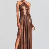 Guest Of*Retrofete Salem Dress Chocolate