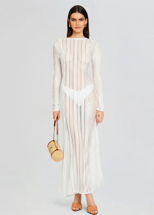 Resort '24*Retrofete Saley Long Dress Natural White