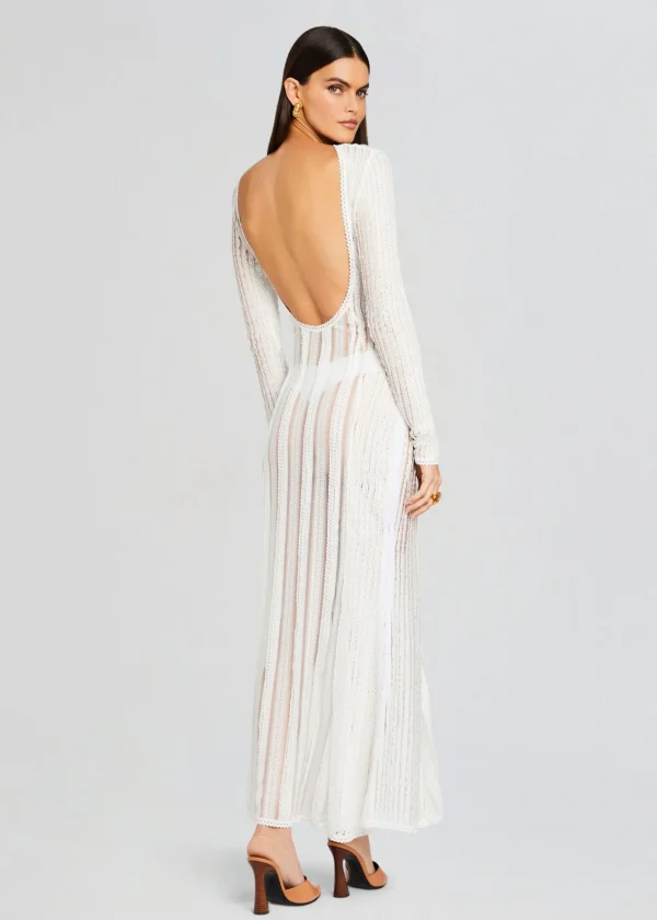 The Destination Bride*Retrofete Saley Long Dress Natural White