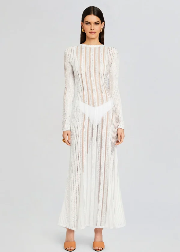 Resort '24*Retrofete Saley Long Dress Natural White