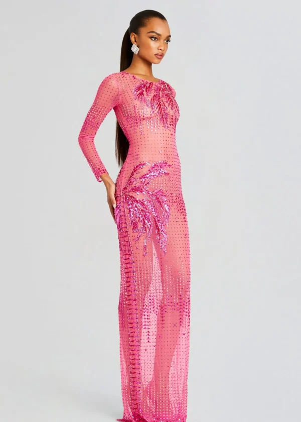 RETROFÊTE*Retrofete Sammy Embellished Dress Ultra Pink