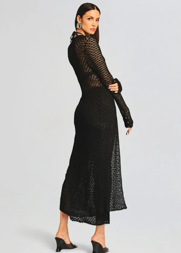 Spring Knits*Retrofete Sandy Crochet Skirt Black