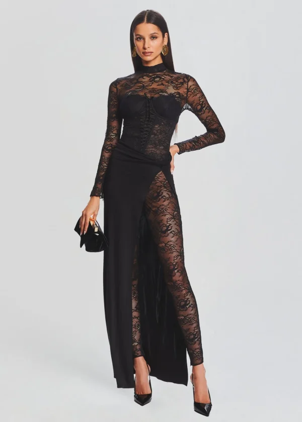 Dresses*Retrofete Saphhira Lace Dress Black