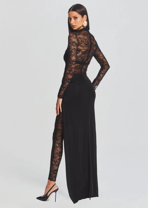 Guest Of*Retrofete Saphhira Lace Dress Black