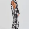 RETROFÊTE*Retrofete Sara Dress Zebra Ink