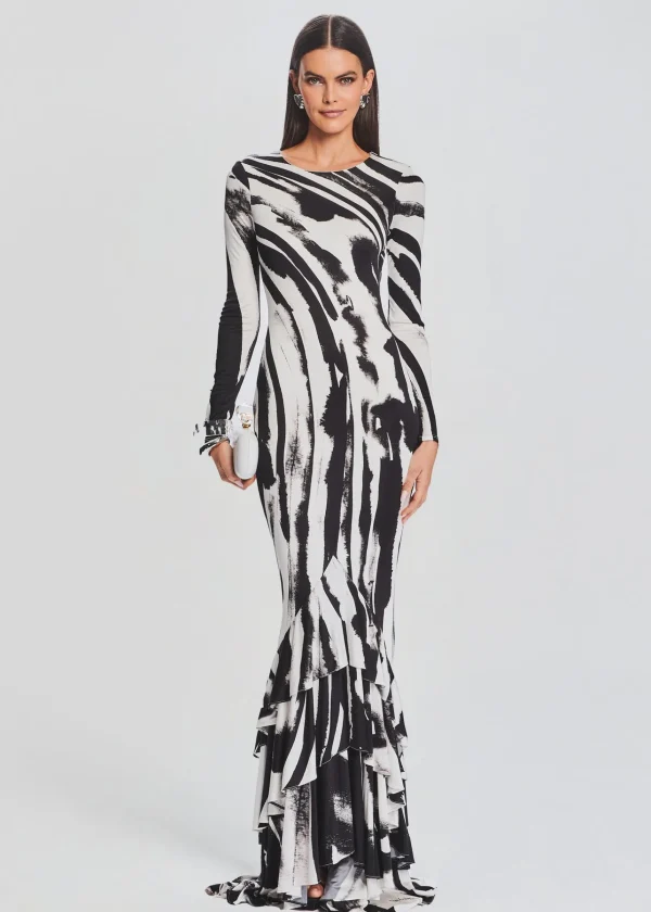 RETROFÊTE*Retrofete Sara Dress Zebra Ink