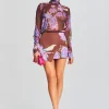 Dresses*Retrofete Shay Short Dress Brown