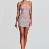 RETROFÊTE*Retrofete Sheila Sequin Dress Mink Grey