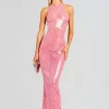 Gowns*Retrofete Shivonne Sequin Lace Dress Paradise Pink