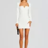 Resort '24*Retrofete Simone Mini V Dress White