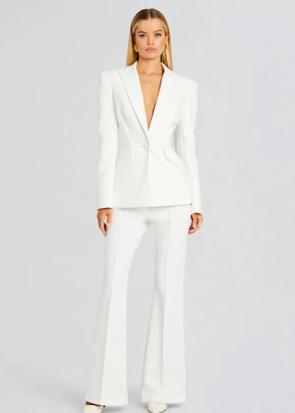 Business Chic*Retrofete Sloan Structured Blazer White