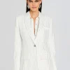 Resort '24*Retrofete Solana Embellished Blazer White