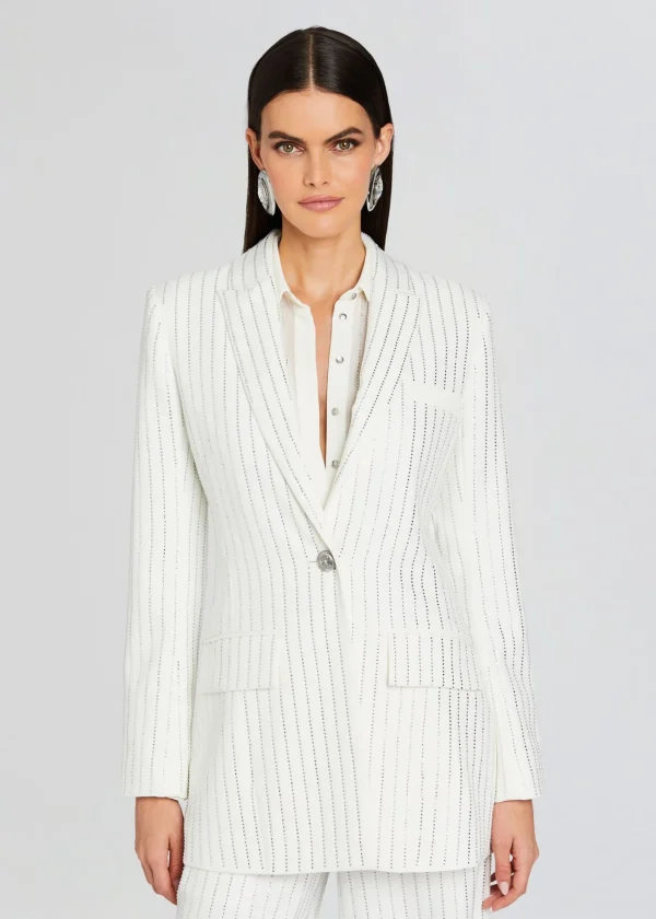Jackets*Retrofete Solana Embellished Blazer White