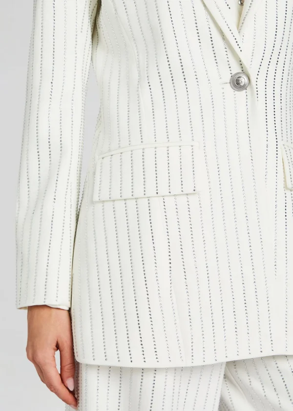 Rehearsal Dinner*Retrofete Solana Embellished Blazer White