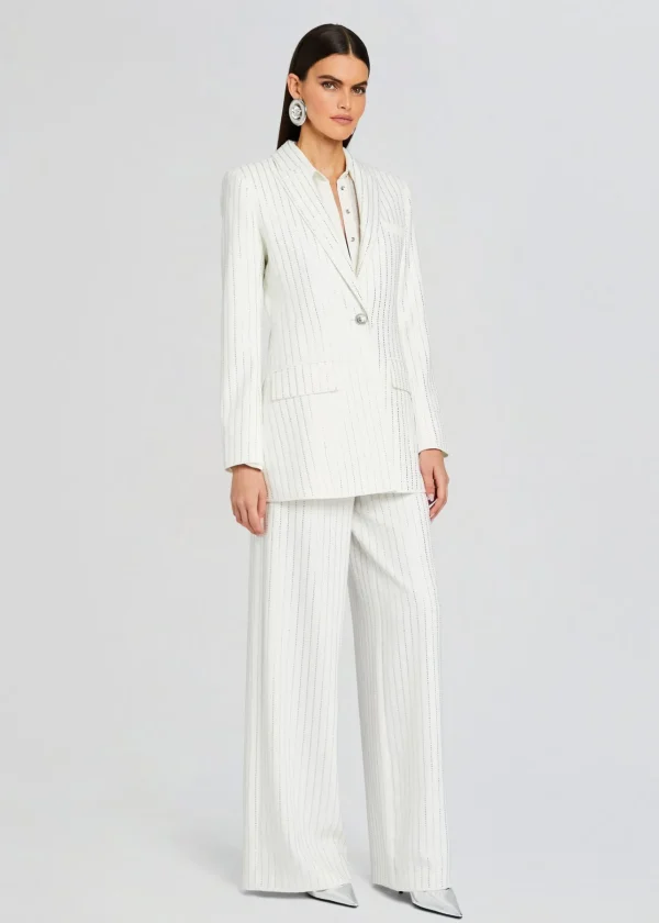 Rehearsal Dinner*Retrofete Solana Embellished Blazer White