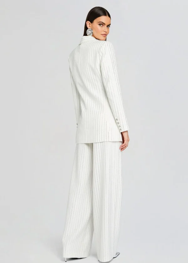 Resort '24*Retrofete Solana Embellished Blazer White