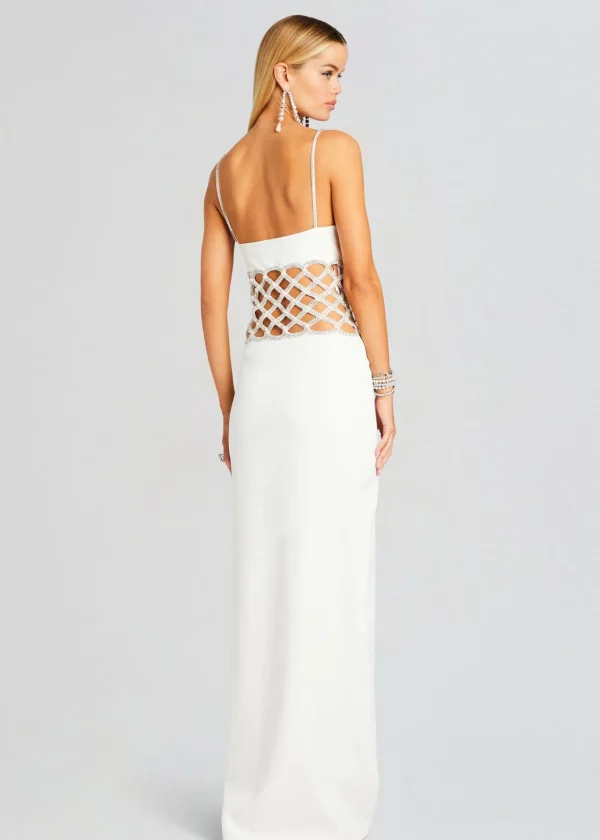 Dresses*Retrofete Solene Dress White/Crystal