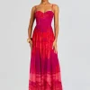 Trending*Retrofete Soma Long Dress Multicolor