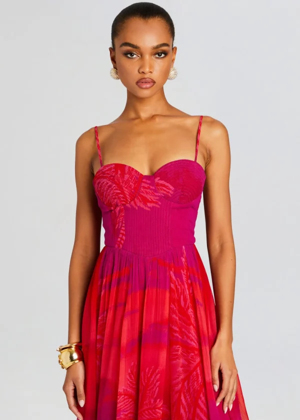 Resort '24*Retrofete Soma Long Dress Multicolor