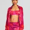 Tropical Hues*Retrofete Soma Oversized Shirt Multicolor