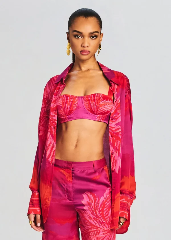 Tops*Retrofete Soma Oversized Shirt Multicolor