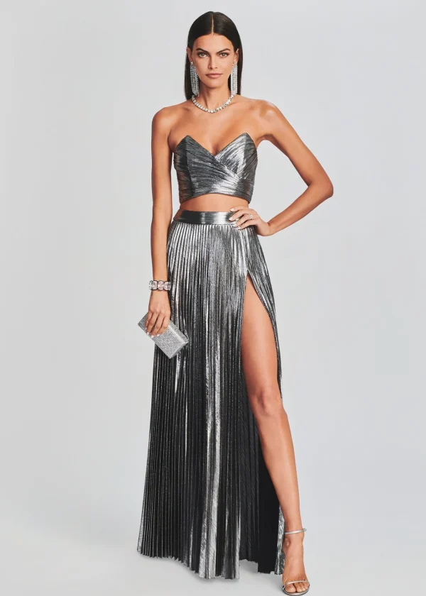 Guest Of*Retrofete Sophia Top Gunmetal