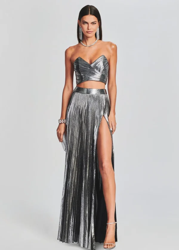 Guest Of*Retrofete Sophia Top Gunmetal