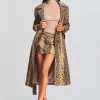 Jackets*Retrofete Steffan Leather Coat Tannin Snake