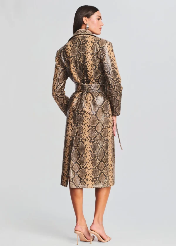 Jackets*Retrofete Steffan Leather Coat Tannin Snake
