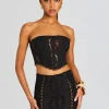 Resort '24*Retrofete Sting Bustier Black Samoa
