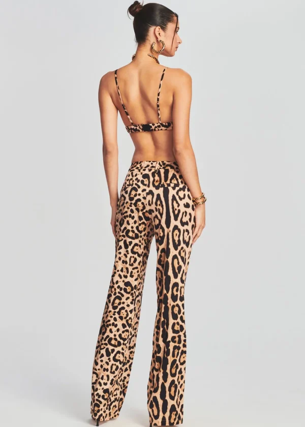 Honeymoon Looks*Retrofete Suki Silk Pant Leopard Combo