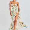 Honeymoon Looks*Retrofete Susan Maxi Dress White
