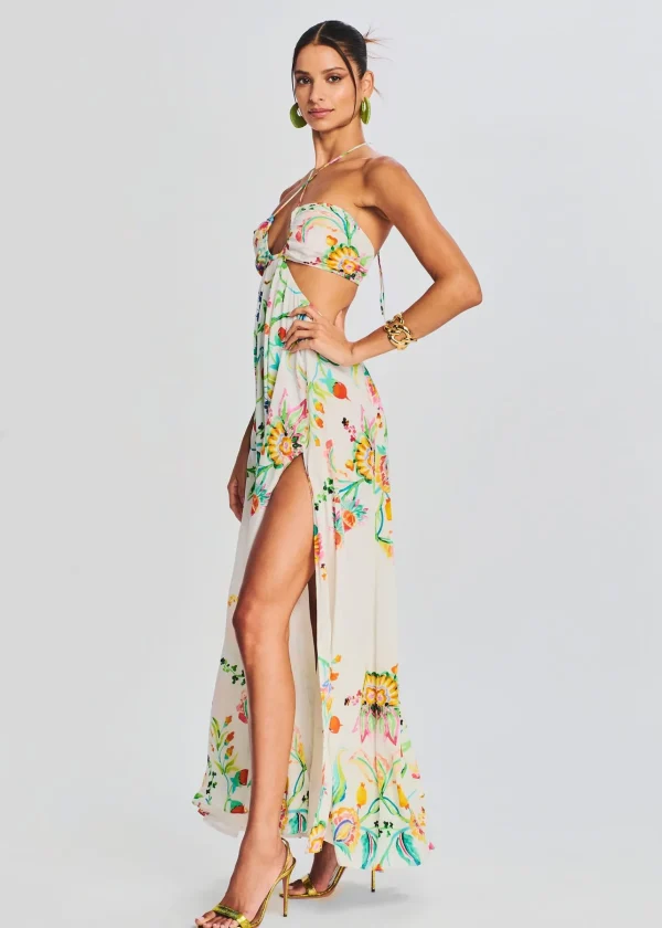 Honeymoon Looks*Retrofete Susan Maxi Dress White
