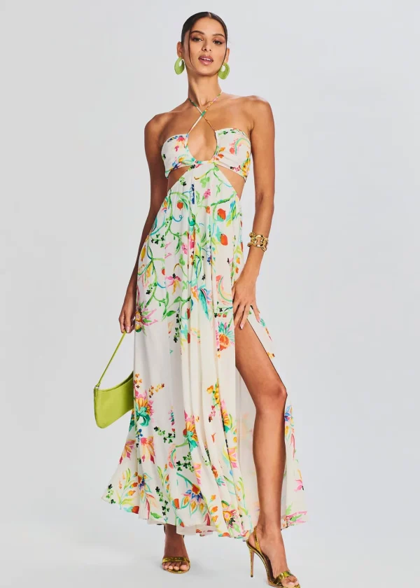 Honeymoon Looks*Retrofete Susan Maxi Dress White