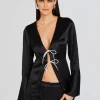 Night Out*Retrofete Svea Blouse Black